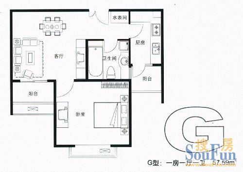 君莲小区A区户型图