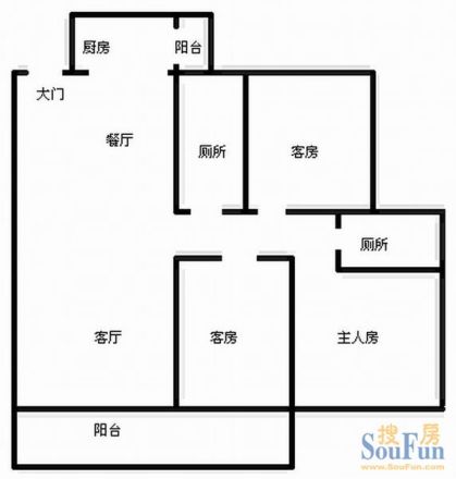 海杨城三期户型图
