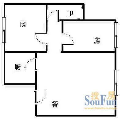 河畔花园户型图