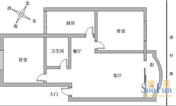 名景花园户型图