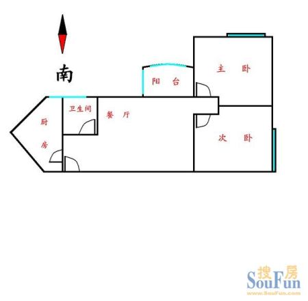芒果公寓户型图
