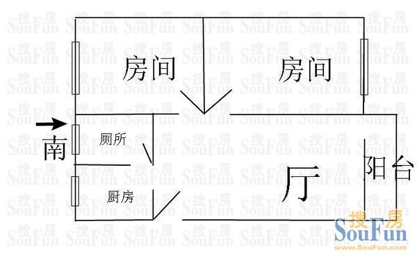 芒果公寓户型图
