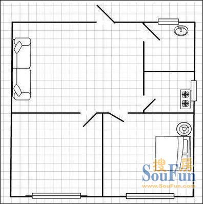 公交公司宿舍户型图