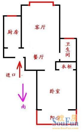 愉景华庭户型图