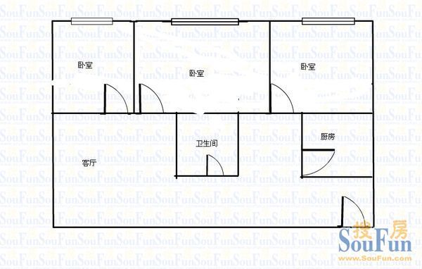 荣庆花园户型图