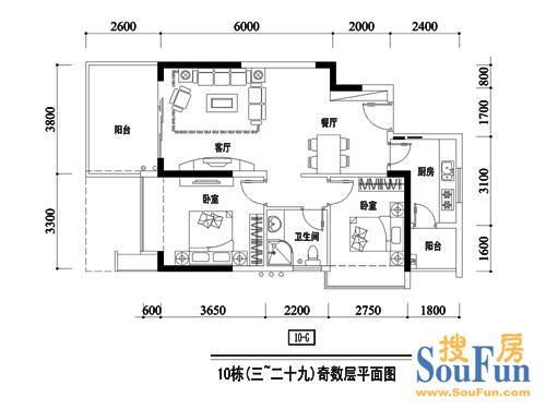 兰溪谷二期户型图