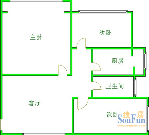 营通巷23号院户型图