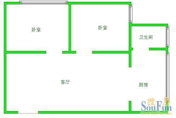 月亮岩社区户型图