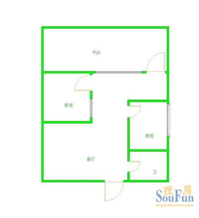 倒桑树街小区户型图