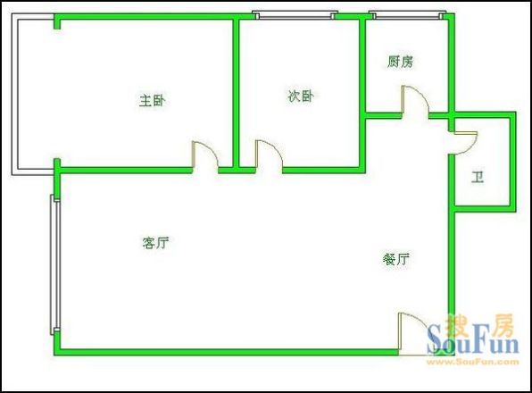 长顺苑南院户型图