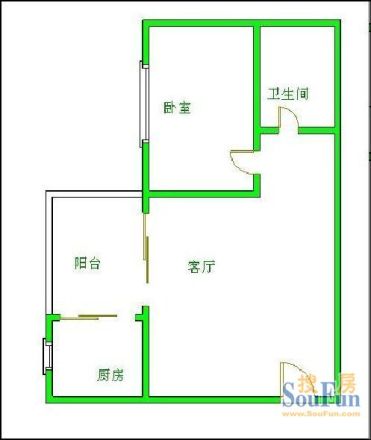 置信丽都花园城(外侧)户型图