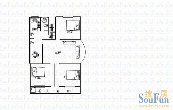 金鸡山公寓户型图
