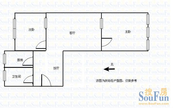 西关下沟农牧厅家属院户型图