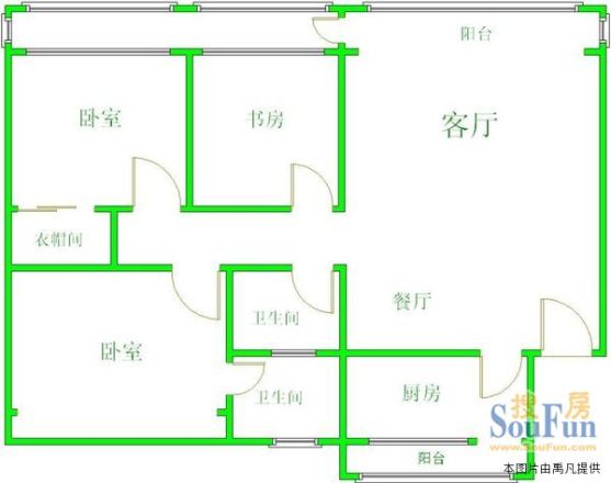 星川福苑户型图