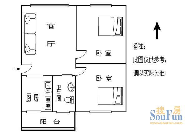 郫县北大街小区户型图
