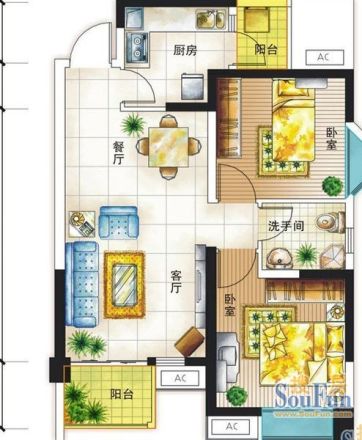 卓锦城五期户型图