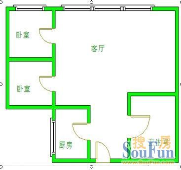 西湖花园户型图