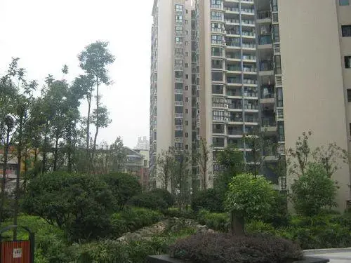 广厦城岭都实景图