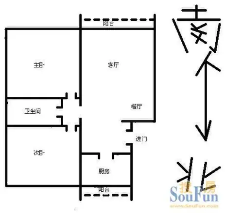 龙兴园西区户型图