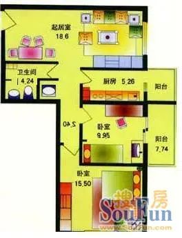华芳嘉园户型图