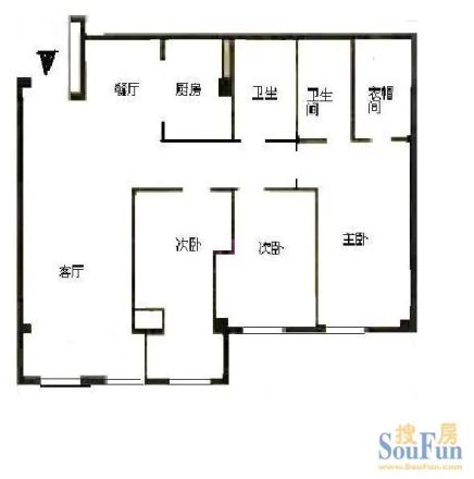 东方之子商住楼户型图