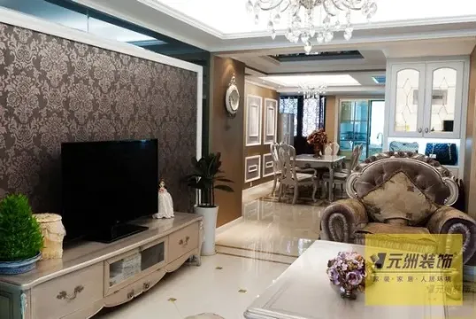 北京香颂-欧美风情-三居室-装修案例-北京房天下家居装修网