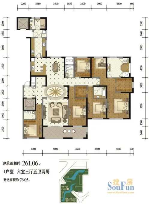 6萬/半包 歐美風情-173平米 8萬/全包 歐美風情-160平米 5萬/全包