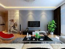 腾龙湾-混合型风格-三居室