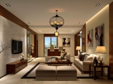 金沙鹭岛-混合型风格-三居室