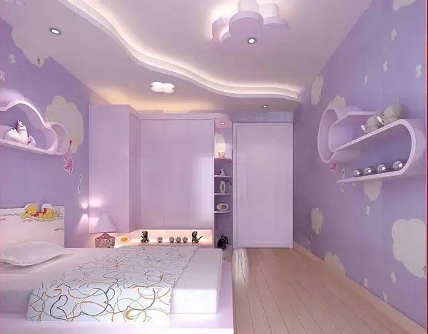 贵阳201平米以上欧美风情四居室儿童房装修样板间