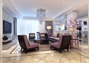 润达圆庭-现代风格-两居室