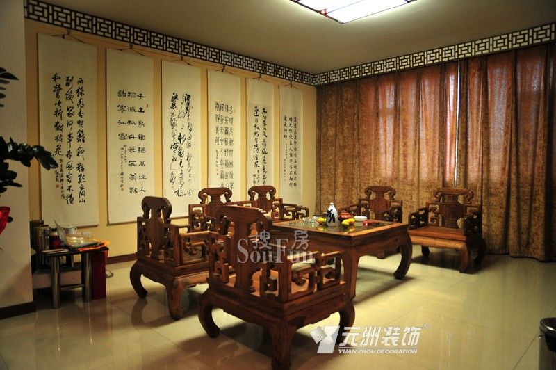 壹江城-中式古典-三居室