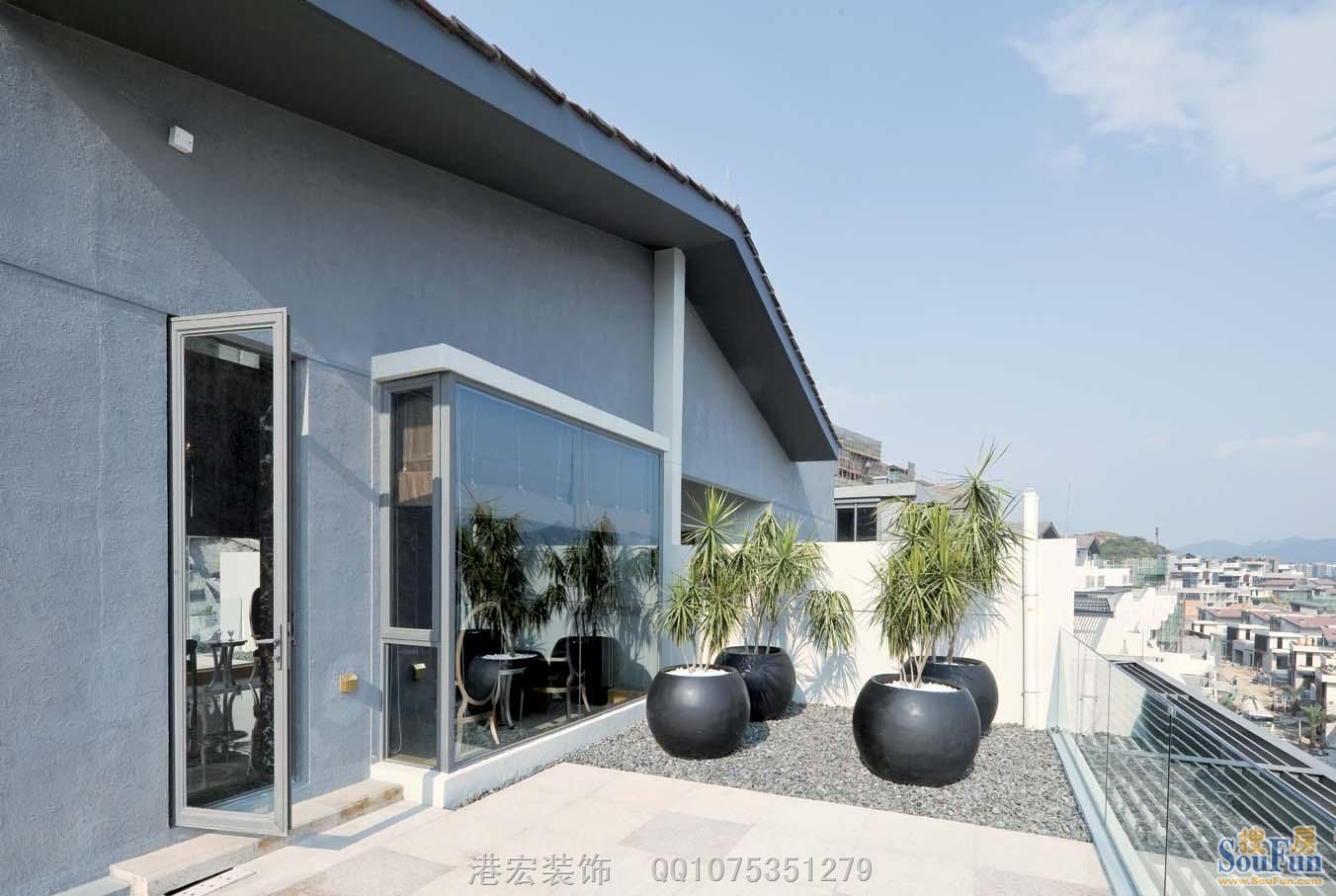 重庆沙坪坝区虎溪花园设计案例-现代简约-别墅