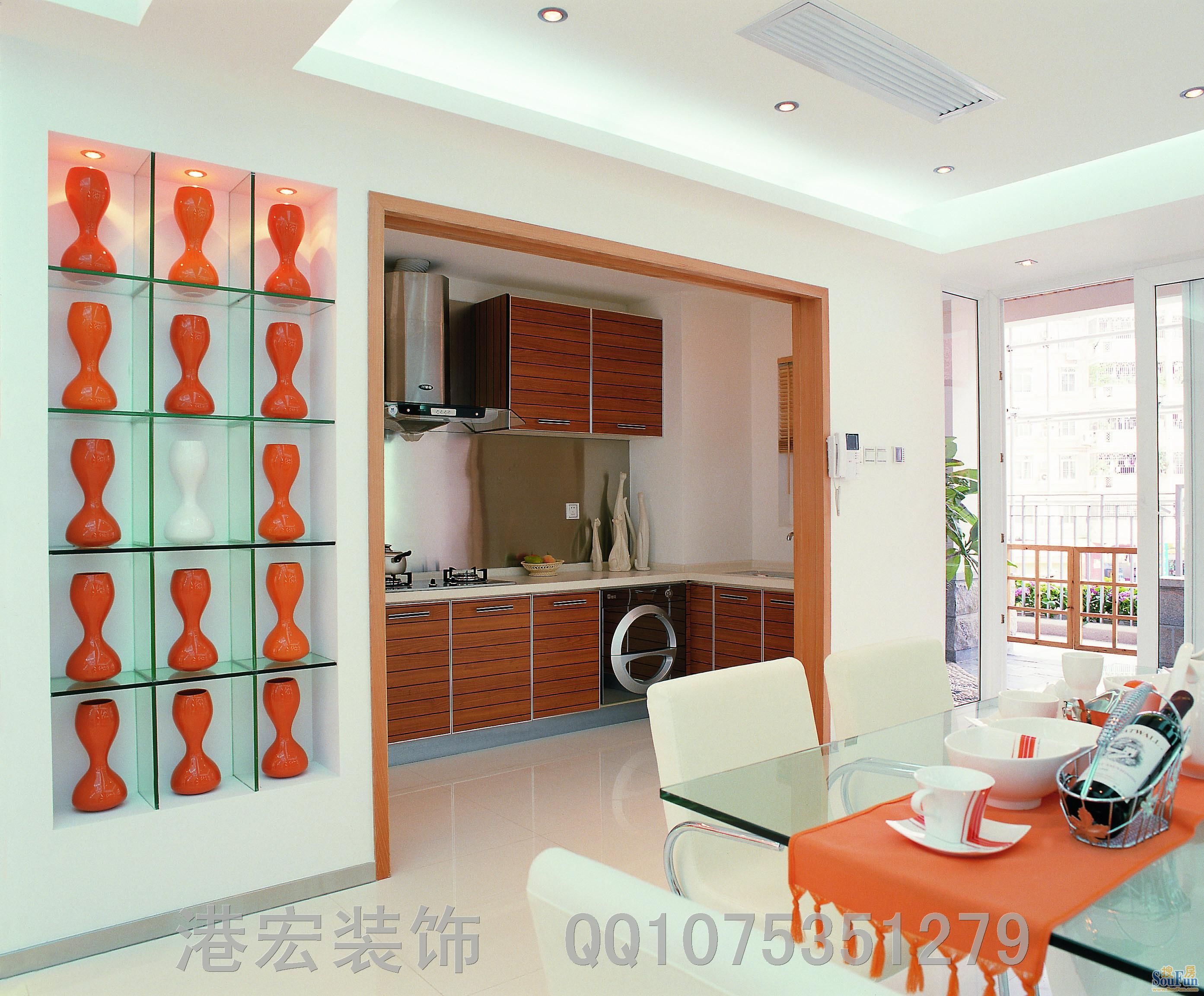 重庆江南世家设计案例-现代简约-三居室