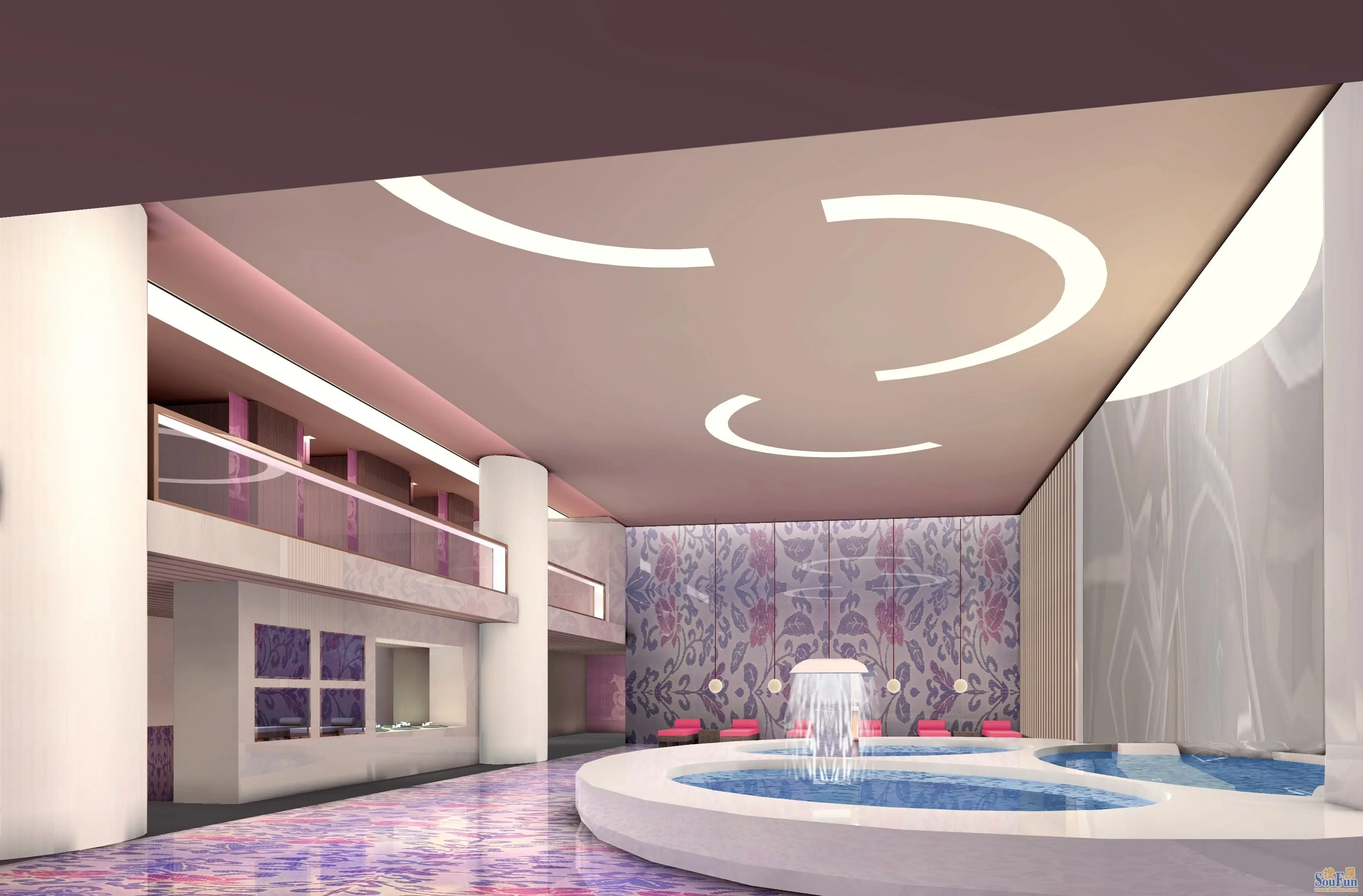 现代简约其它500平米200万-远东国际水会装修案例-广州房天下家居装修