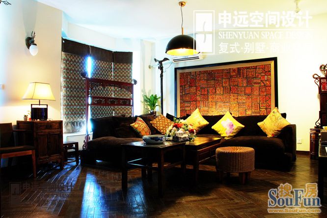 半岛豪门公寓-东南亚风格-复式