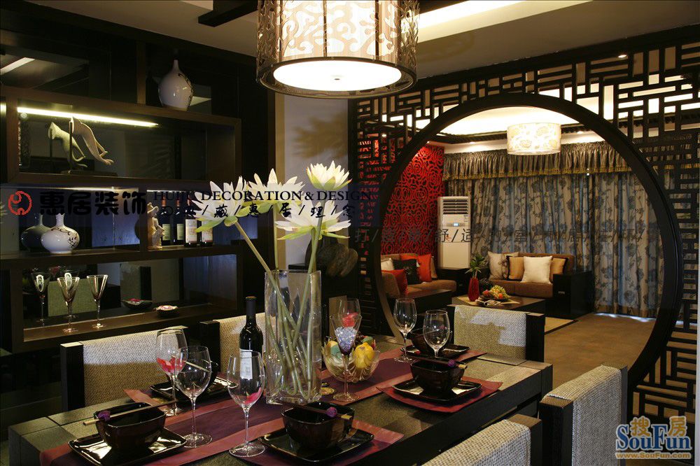 惠南一方新城-中式古典-二居室