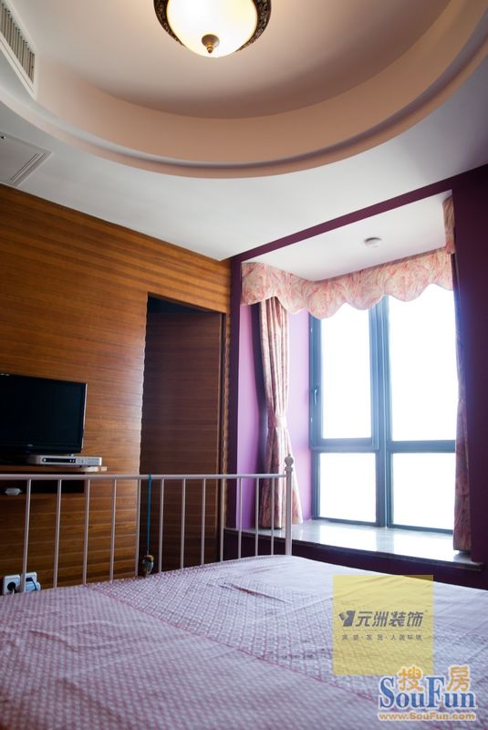 国赫红珊湾-混合型风格-三居室