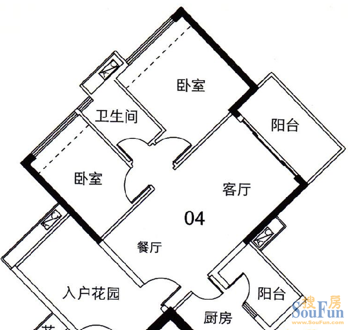 可逸家园-现代简约-二居室