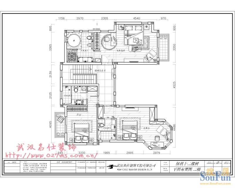 保利橡树十二庄园-欧美风情-三居室