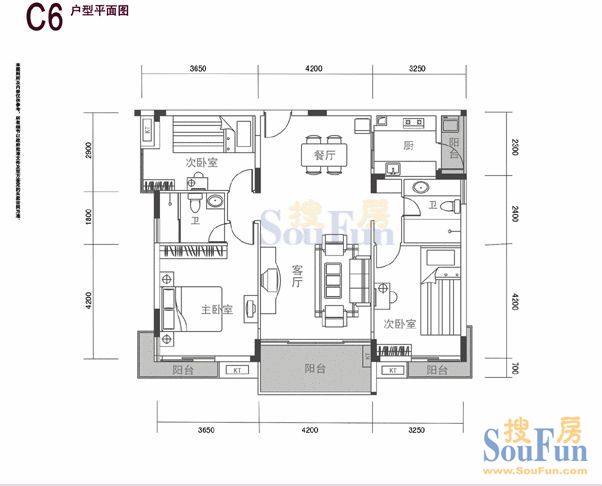 日出印象A区-现代简约-三居室