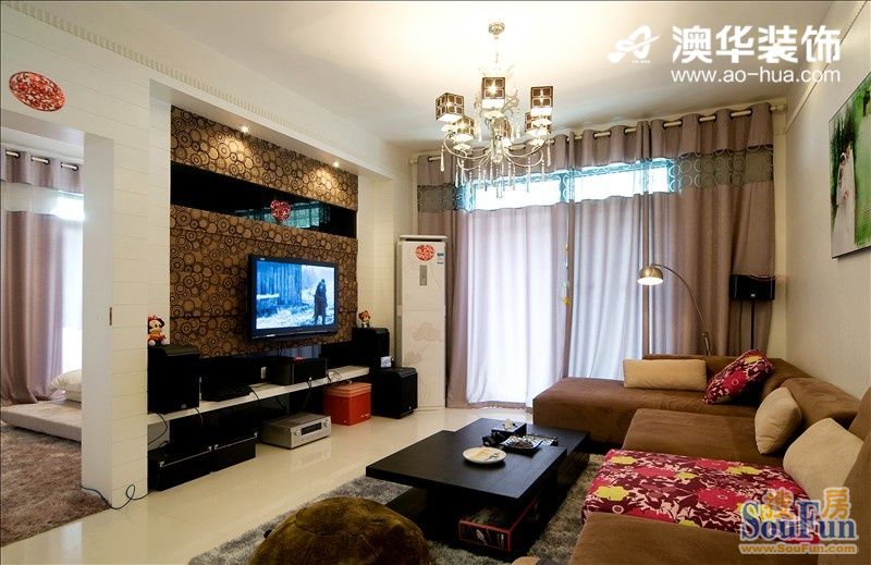 健龙尚谷杰座-现代简约-二居室