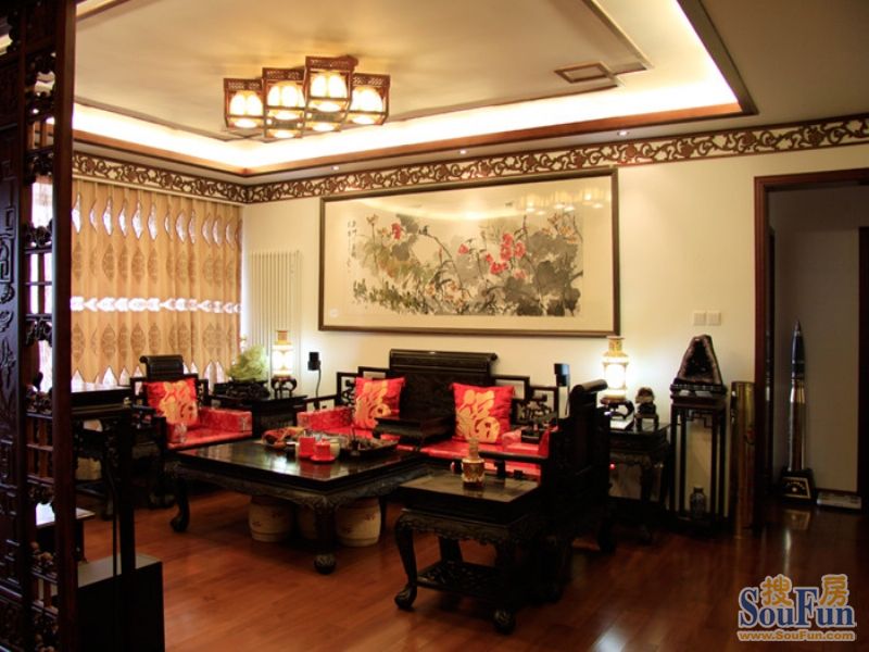 南沙珠江湾-中式古典-三居室