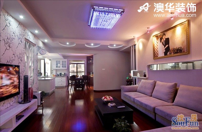 健龙尚谷杰座二期-混合型风格-二居室