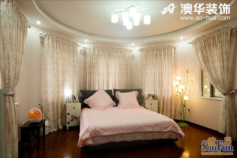 宝安汉水琴台-混合型风格-二居室