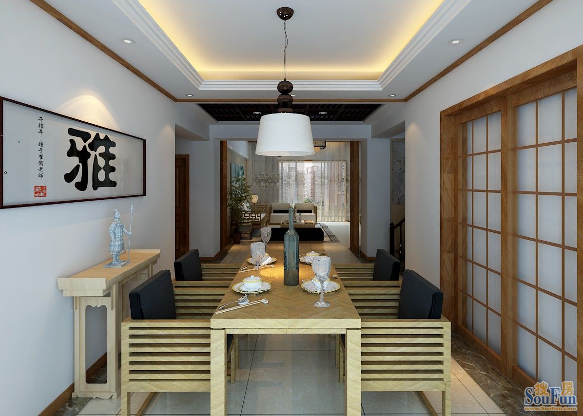 金江小区-中式古典-四居室