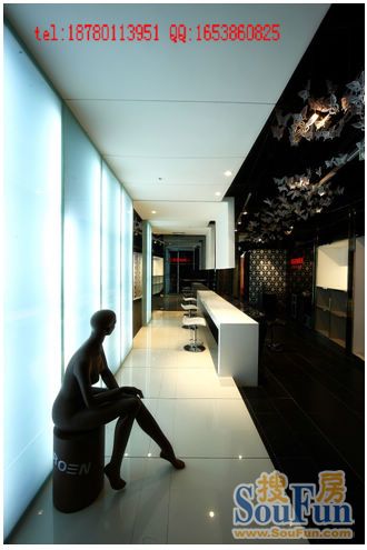 柔然艺术馆装修效果图-成都个性办公区装修-成都装修公司-现代简约-三居室