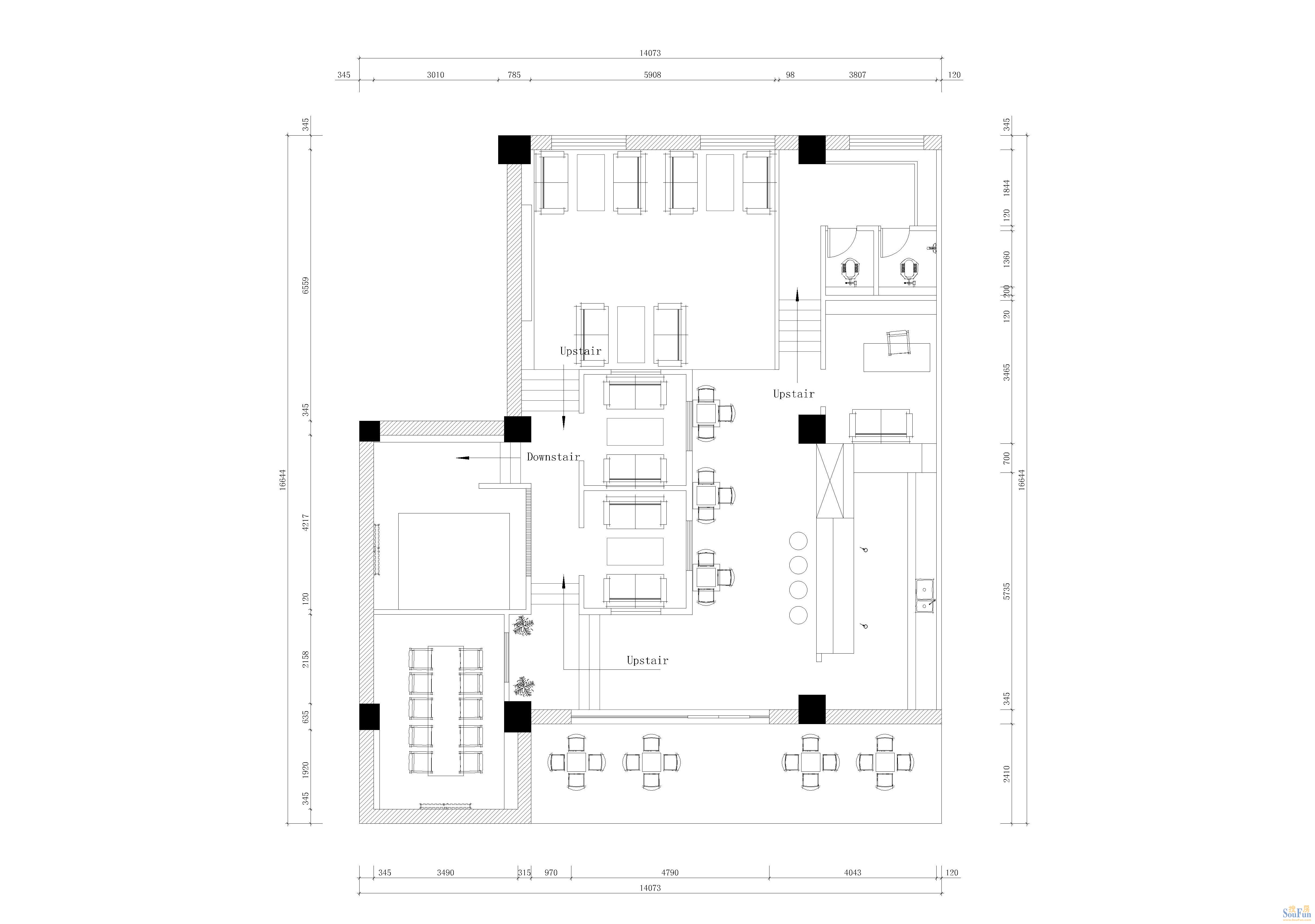 常青花园-混合型风格-一居室