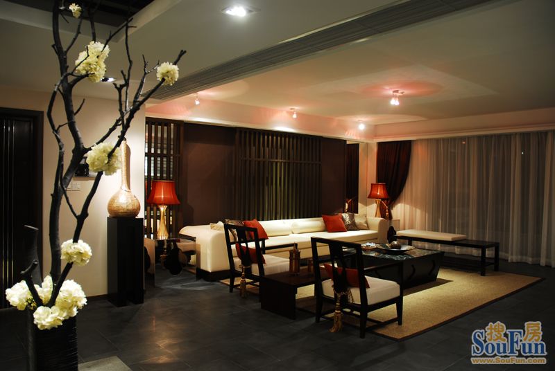 棕榈泉国际花园-中式古典-三居室