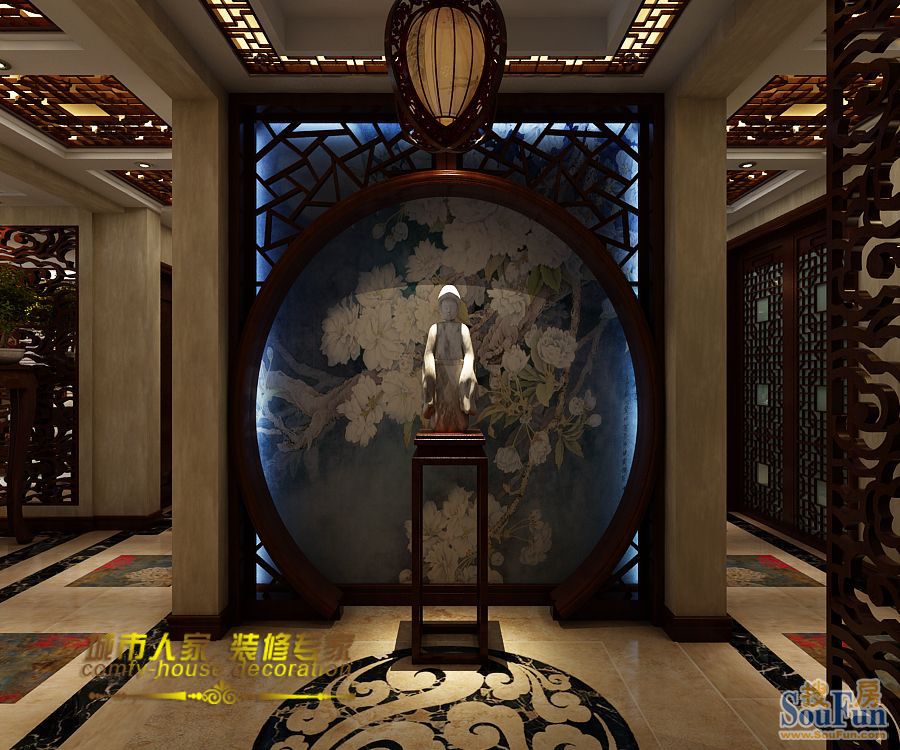 雅清苑-中式古典-三居室